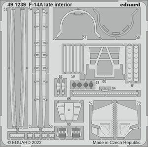 Eduard BIG49318 F-14A late TAMIYA 1/48 – immagine 8