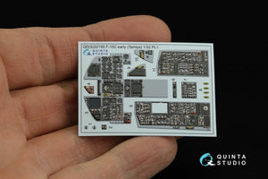 Quinta Studio QDS-32155 F-15C Early/F-15A/F-15J early 3D-Printed &amp;amp; coloured Interior on decal paper (Tamiya) (small version) 1/32 – Bild 12