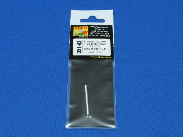 Aber 35L-043 Russian tank barrel 76,2 mm F-32 for KV-I early model 1941 1/35 – immagine 4