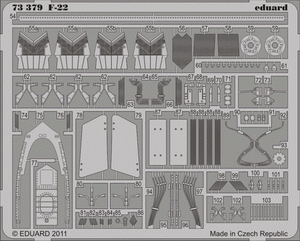 Eduard 73379 F-22 S. A. 1/72 FUJIMI – immagine 2