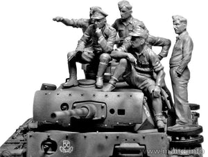 Master Box 3561 Rommel and German Tank Crew (DAK, 1941-1943) 1/35 – Bild 5
