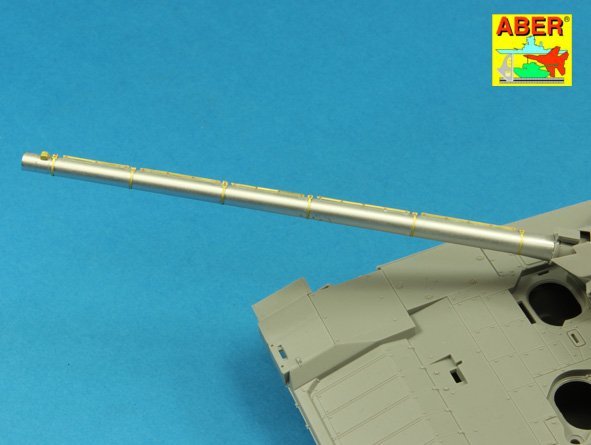 Aber 35 L-187 Armament for Russian Main Battle Tank T-14 ARMATA barrel for 125 mm 2A82-1M cannon &amp;amp; barrel for 12,7 mm Kord AA MG 1/35 – immagine 14