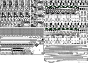 Pontos 27010fn 1/200 USS CV-6 Enterprise 1942 Detail Up Set (Teak Tone wooden deck) 1/200 – immagine 16