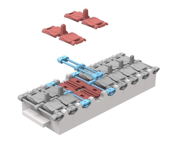 Rye Field Model 5054 TR60 Workable Track Links for Challenger 2 1/35 – Bild 2