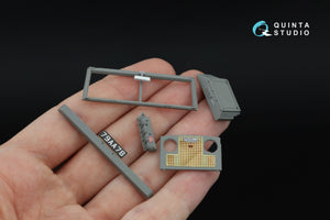 Quinta Studio QD+35139 Land Rover 88 series II family 3D-Printed &amp;amp; coloured Interior on decal paper (AK Interactive) (with 3D-printed resin parts) 1/35 – immagine 11
