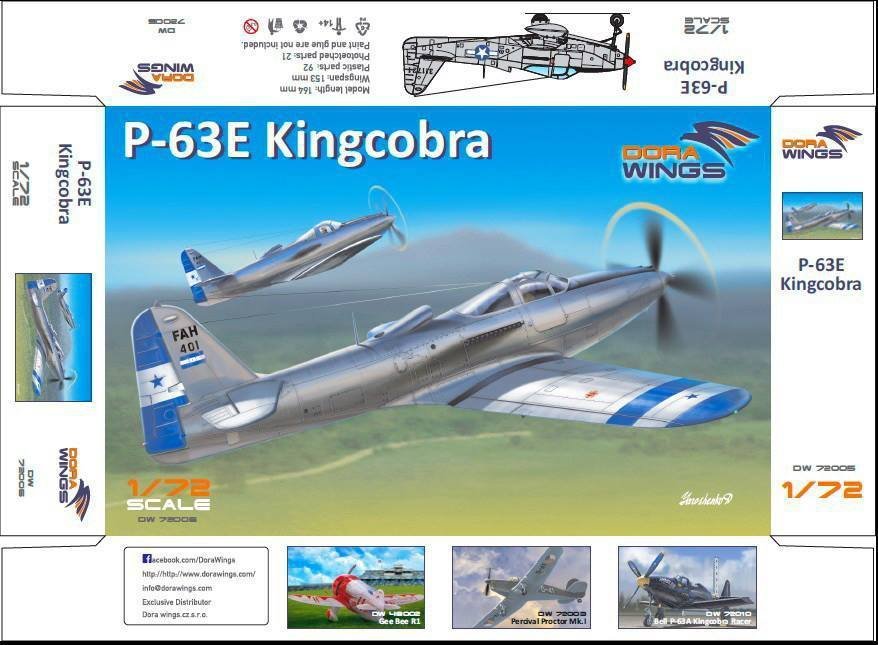 Dora Wings 72005 Bell P-63E-1-BE Kingcobra 1/72 – immagine 2