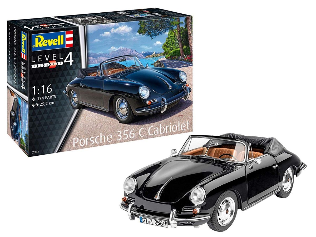 Revell 07043 Porsche 356 Cabriolet 1/16 – imagen 5