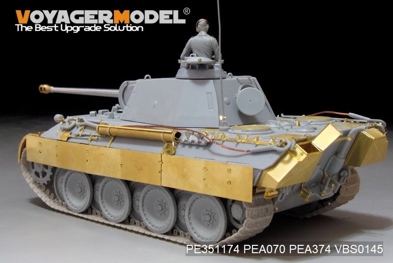 Voyager Model PE351174 WWII German Panther A early ver. Basic（For MENG TS-046）1/35 – Bild 2