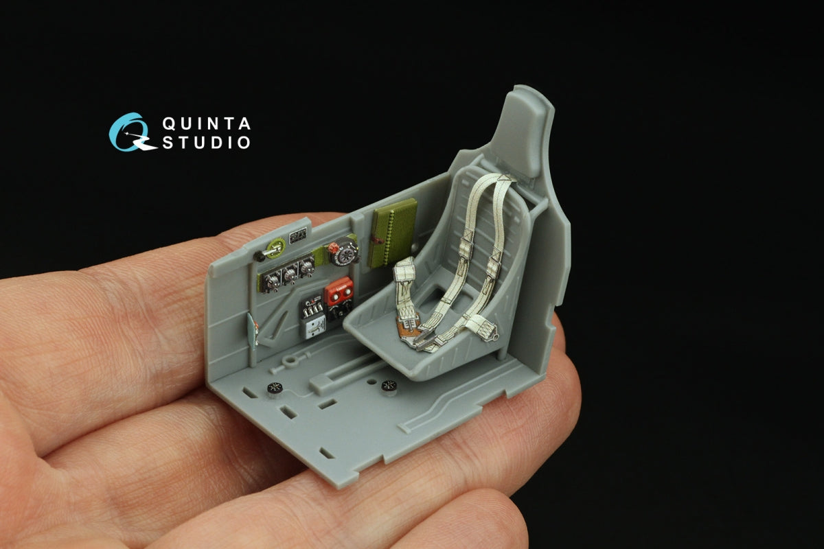 Quinta Studio QD32162 P-40N Warhawk 3D-Printed &amp;amp; coloured Interior on decal paper (Trumpeter) 1/32 – immagine 7