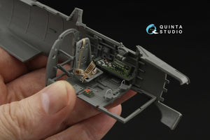 Quinta Studio QD35084 A6M2 Zero (Nakajima Prod.) 3D-Printed &amp;amp; coloured Interior on decal paper (Border Model) 1/35 – Bild 6