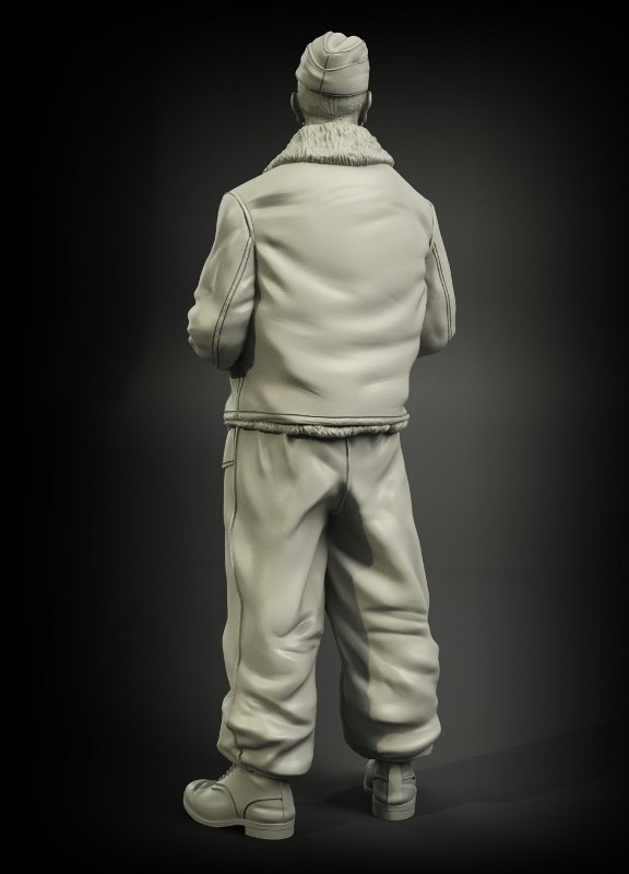 Panzer Art FI35-027 Chemise d&amp;#39;hiver pour officier de char Waffen-SS n° 1 1/35  – image 3