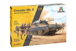 Italeri 6579 Crusader II avec infanterie de la 8e armée, échelle 1/35 – image 2