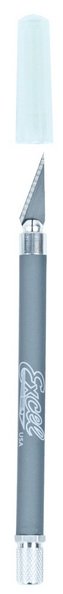 Couteau Excel 16023 K18 Grip-On gris avec capuchon de sécurité