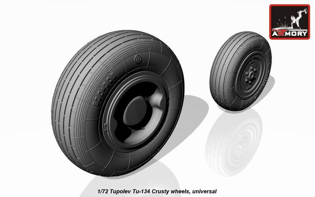 Armory Models AW72042 Tupolev Tu-134 Crusty wheels 1/72 – Bild 5