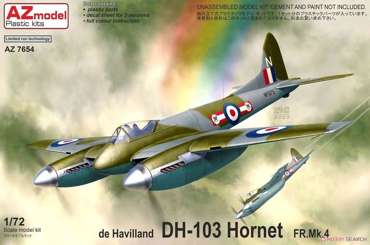 AZ Model AZ7654 de Havilland DH.103 Hornet F Mk. 4 1/72