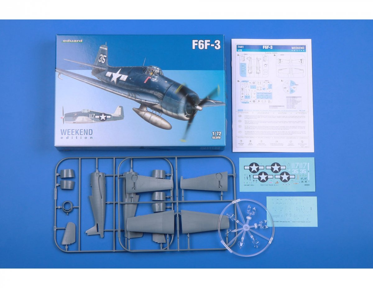 Eduard 7441 F6F-3 1/72 – immagine 2