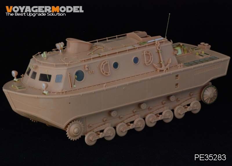 Tracteur amphibie allemand Land-Wasser-Schlepper de la Seconde Guerre mondiale, modèle Voyager PE35283, production intermédiaire, pour BRONCO 35015, échelle 1/35