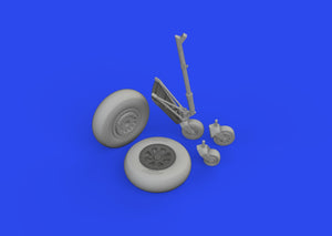Eduard 648964 TBF/ TBM wheels w/ smooth tire ACADEMY 1/48 – immagine 3