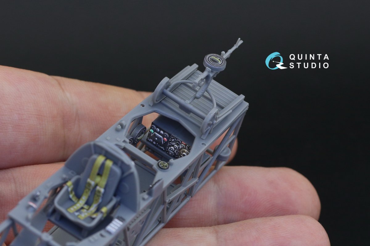 Quinta Studio QD48255 Swordfish Mk.I 3D-Printed &amp;amp; coloured Interior on decal paper ( Tamiya ) 1/48 – immagine 5
