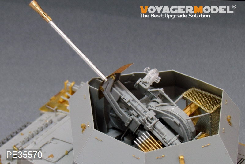 Voyager Model PE35570 WWII German FlakPanzer IV Ostwind For DROGON 6550 1/35 – immagine 3