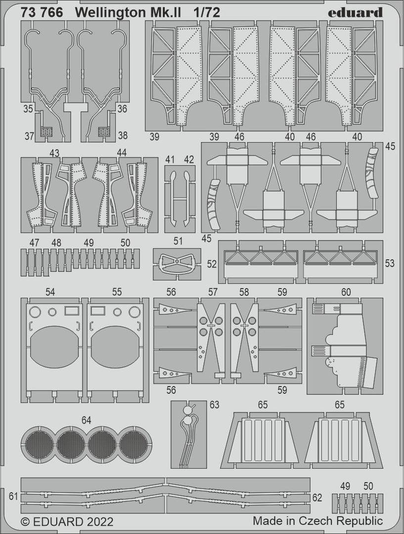 Eduard 73766 Wellington Mk. II AIRFIX 1/72