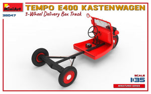 MiniArt 38047 TEMPO E400 KASTENWAGEN 3-WHEEL DELIVERY BOX TRACK 1/35 – immagine 10