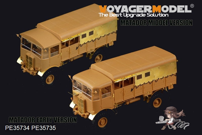 Voyager Model PE35735 WWII British AEC Matador truck mid version For AFV CLUB AF35239 1/35 – immagine 11
