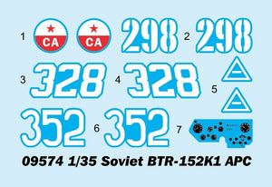 Trumpeter 09574 Soviet BTR-152K1 APC 1/35 – imagen 3