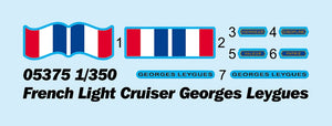 Trumpeter 05375 French Light Cruiser Georges Leygues 1/350 – immagine 3