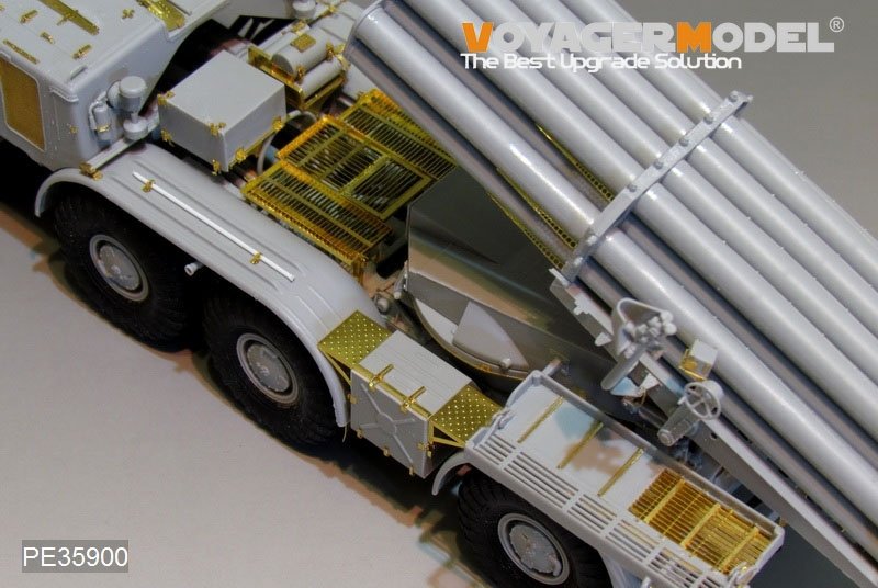 Voyager Model PE35900 Modern Russian 9P140 TEL of 9K57 Uragan(BM-27) MLRS Basic For TRUMPETER 1/35 – Bild 9