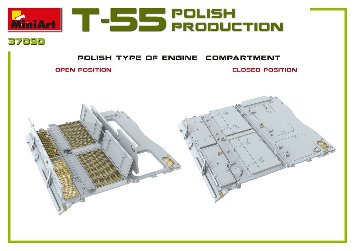 MiniArt 37090 T-55A POLISH PRODUCTION 1/35 – immagine 10