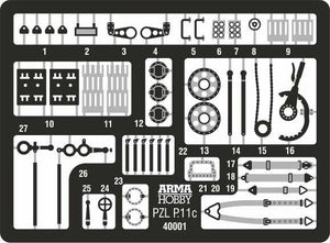 Arma Hobby 40001 PZL P.11c Expert Set 1/48 – Bild 10