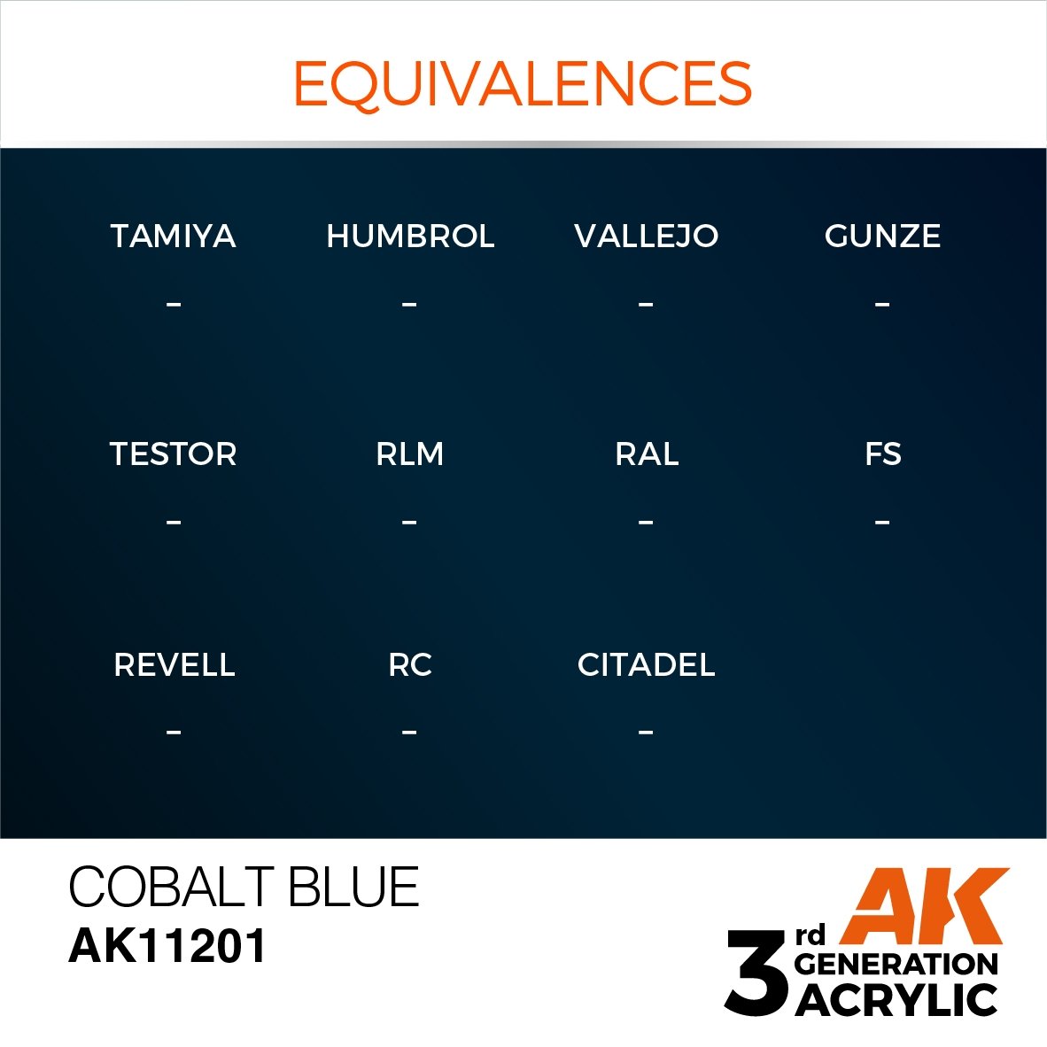 AK Interactive AK11201 COBALT BLUE – METALLIC 17ml – immagine 3