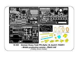 Aber 16050 Tiger I, Ausf.E – Version intermédiaire (Ensemble de base) (1/16) – image 9