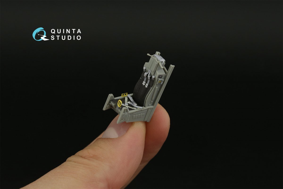 Quinta Studio QD48400 F-16C block 25 3D-Printed &amp;amp; coloured Interior on decal paper (Kinetic 2022 tool) 1/48 – immagine 8