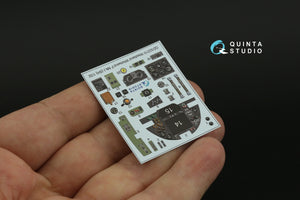 Quinta Studio QD32210 Westland Whirlwind F Mk.I 3D-Printed &amp;amp; colored Interior on decal paper (Special Hobby) 1/32 – image 6