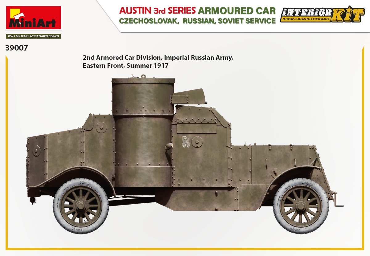 Miniart 39007 Armoured Car Austin 3rd series. 1/35 – immagine 2