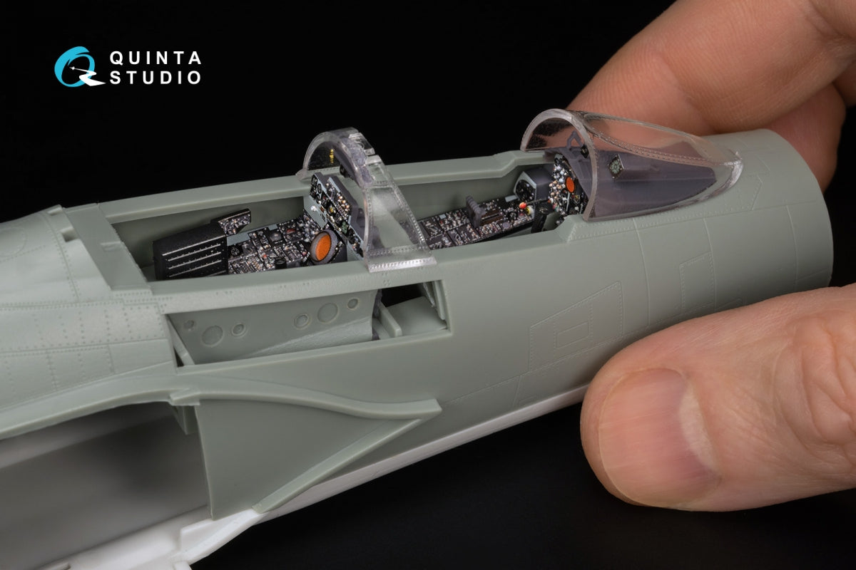 Quinta Studio QDS+48490 F-4S Phantom II 3D-Printed &amp;amp; coloured Interior on decal paper (Academy) (Small version) (with 3D-printed resin parts) 1/48 – immagine 14