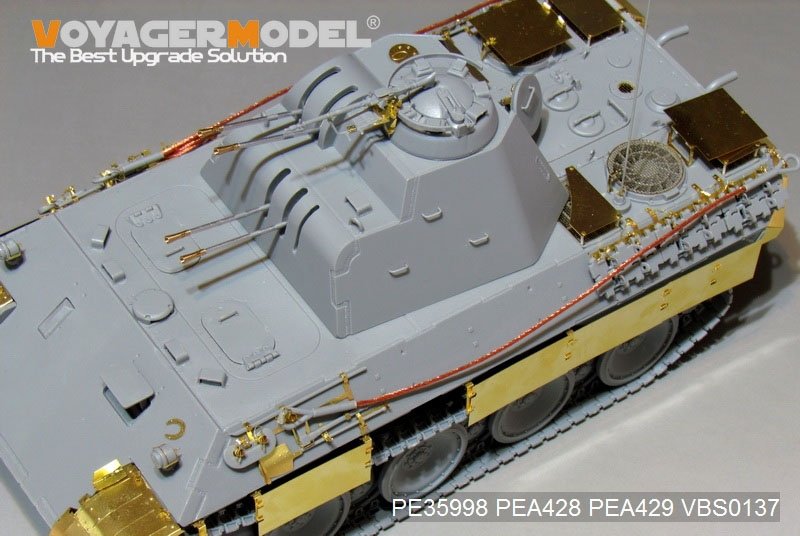 Voyager Model PE35998 WWII German FlaKPanzer V FlaKvierling 20mm MG 151/20 Basic For TAKOM 2105 1/35 – immagine 12