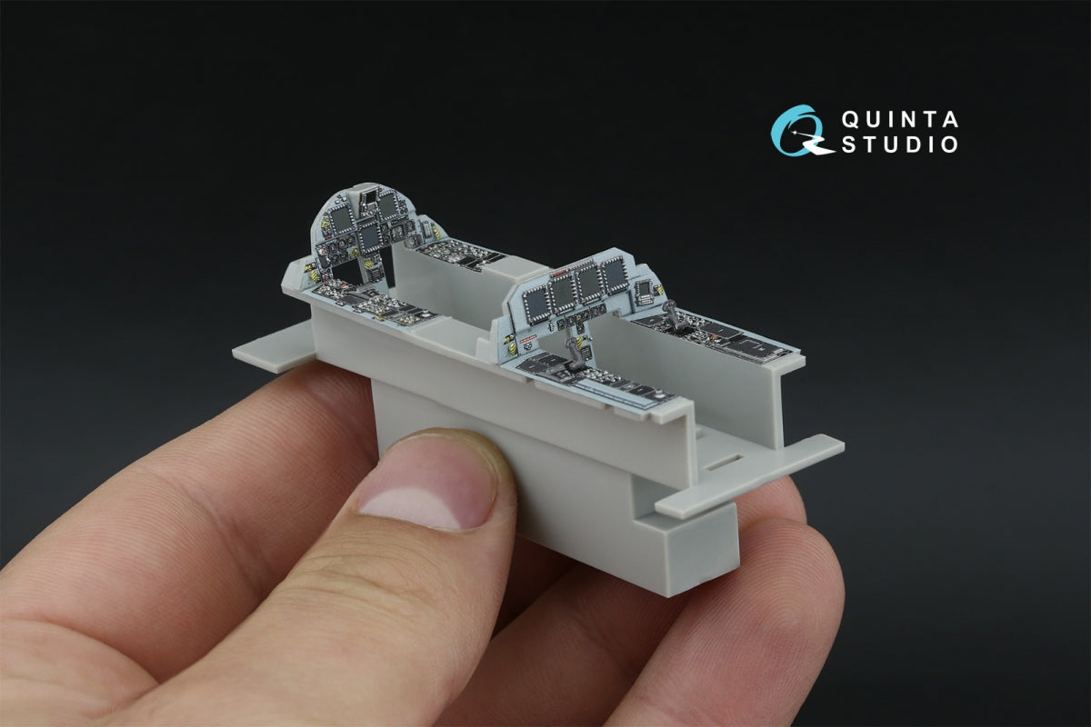 Quinta Studio QDS-48596 F-15E 3D-Printed &amp;amp; coloured Interior on decal paper (Hasegawa) (Small version) 1/48 – immagine 3