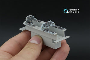 Quinta Studio QDS-48596 F-15E 3D-Printed &amp;amp; coloured Interior on decal paper (Hasegawa) (Small version) 1/48 – immagine 3
