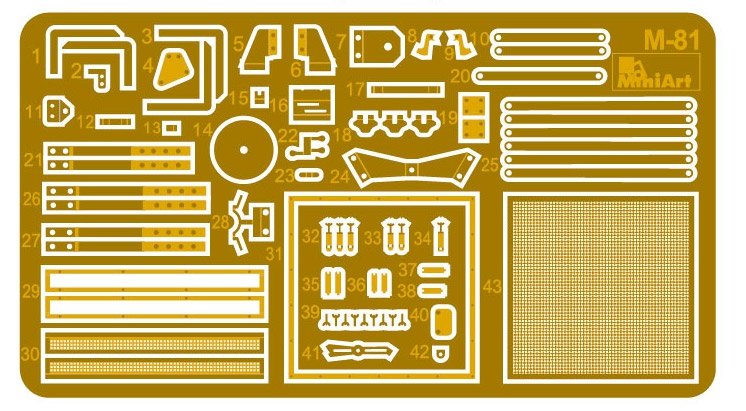 MiniArt 35238 BERGEPANZER T-60 ( r ) INTERIOR KIT 1/35 – zdjęcie 2