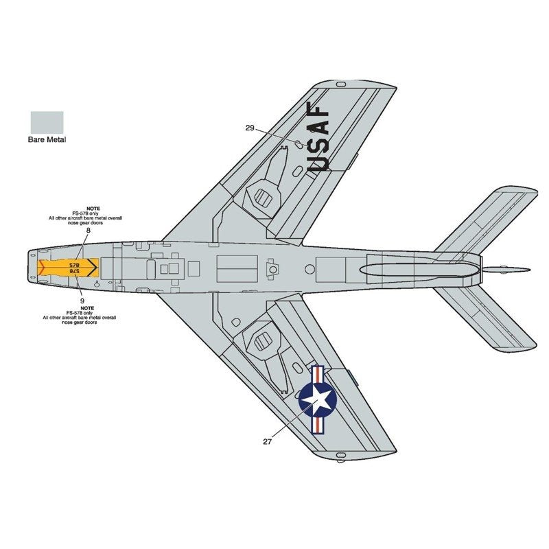 Kinetic K48113 F-84F USAF 1/48 – image 5