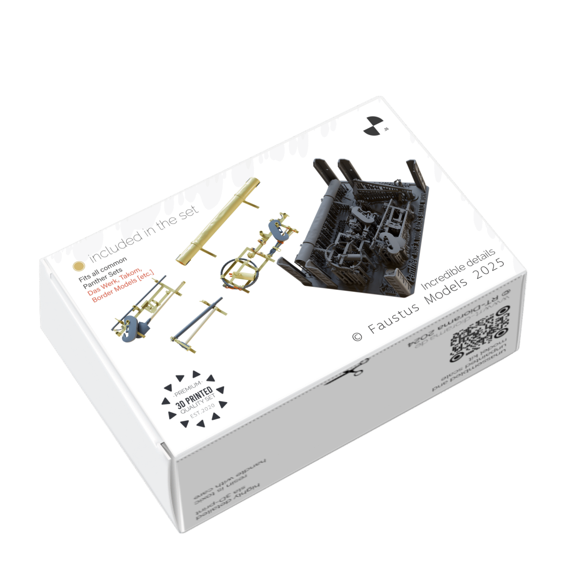 Faustus Models FM35042 Panther Ausf.A Tools Battle Worn 1/35