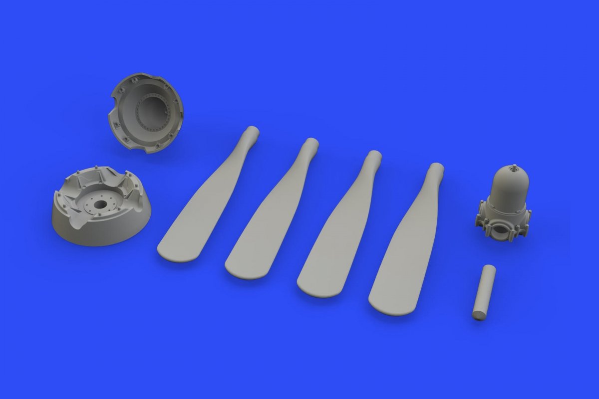 Eduard 648488 P-51D Hamilton Standard uncuffed propeller 1/48 EDUARD – immagine 2