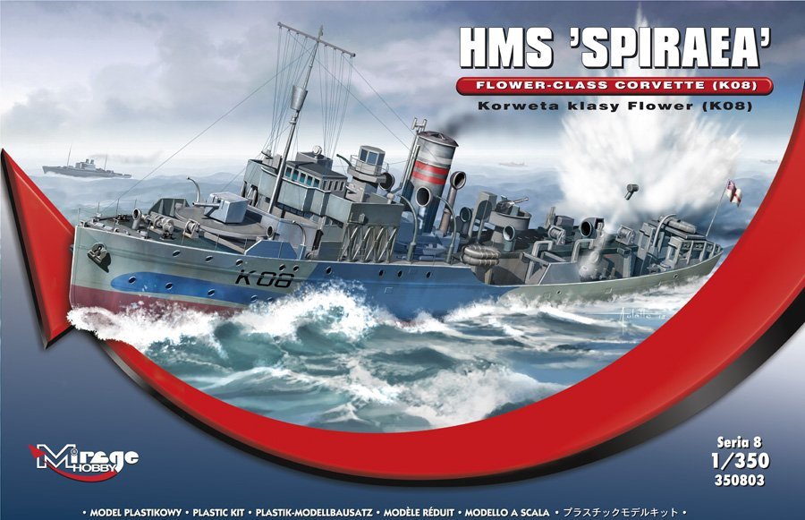 Mirage Hobby 350803 HMS SPIRAEA Korweta klasy Flower 1/350