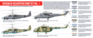 Hataka HTK-AS86 Russian AF Helicopters paint set vol. 1 8x17 – immagine 3