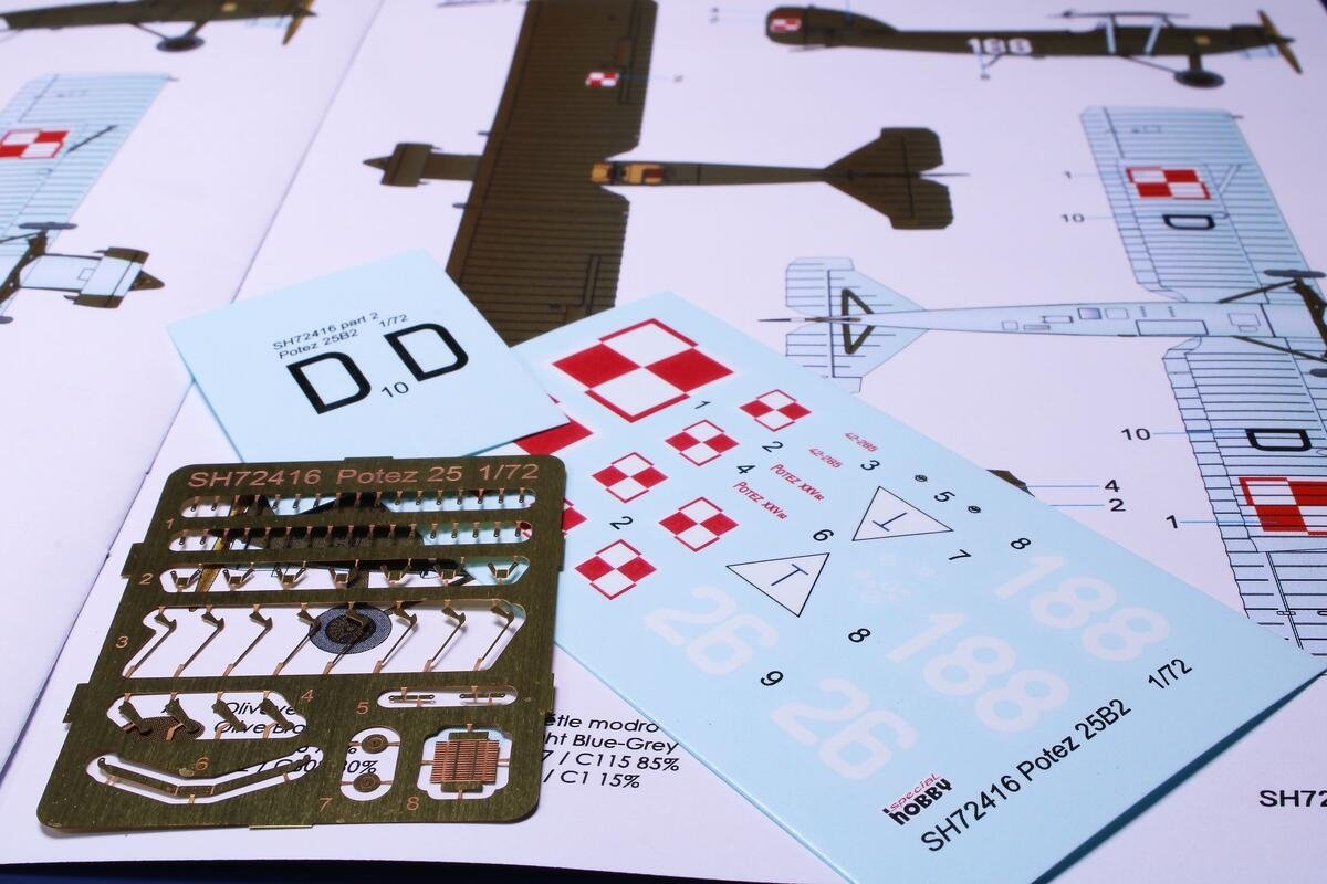 Special Hobby 72416 Potez 25 B2 Polish Jupiter &amp;quot;Against the Tide&amp;quot; 1/72 – immagine 10