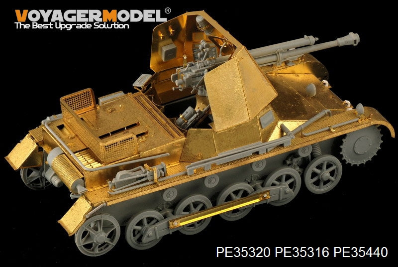 Voyager Model PE35440 WWII German 47mm PaK(t) Panzerjager I basic For DRAGON 6230 1/35 – immagine 3