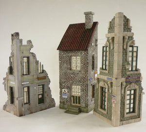 RT-Diorama 35255 Corner Buildings (3pcs.) 1/35 – immagine 6